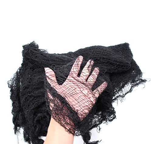Father.son Halloween Creepy Cloth Decoration Halloween Party Decorations.(6.8Ft X 315" Black) #TOP2