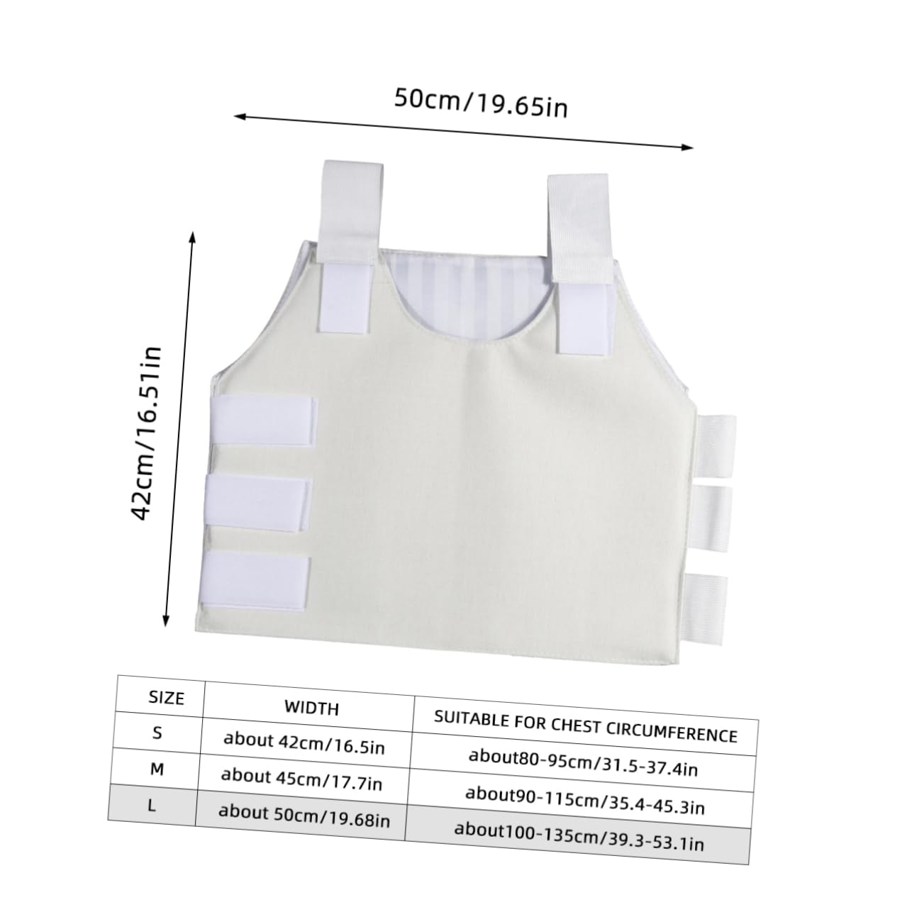 NULYLU Rib Support Belt for Fracture Chest Binder Super Viscosity Fasteners Comfortable Secure Fit Random