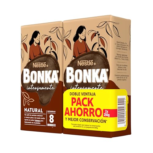 Bonka Café Molido Natural Pack Ahorro 2x250g