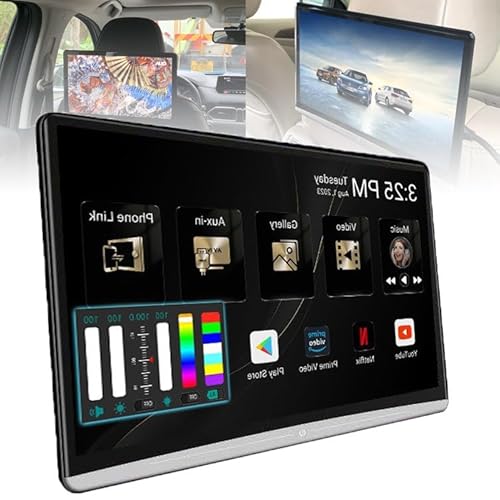 Listarsw 12.4' Kopfstützenmonitor Autofernseher Android 10.0
