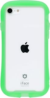 iFace Reflection Neo iPhone SE(第3世代/第2世代)/8/7 ケース クリア 強化ガラス (クリアグリーン)【アイフォンse3 アイフォンse2 8 カバー 透明 耐衝撃 米国MIL規格取得 ストラップホール付き ネオンカラー 蛍光】