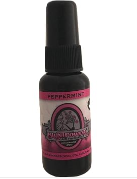 BluntPower 1 Ounce Bottle Oil Based Air Freshener Oil for Burner, Peppermint