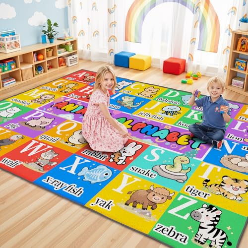 J Rombol ABC Alphabet Rug