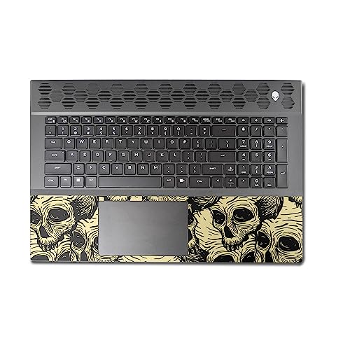 Image of MightySkins Skin Compatible with Alienware M18 R1 (2023) Full Wrap Kit - Inked Skulls | Protective, Durable, and Unique Vinyl Decal wrap Cover | Easy to Apply & Change Styles | Made in The USA