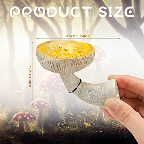 Mushroom Hanging Shelves Cute Mushroom Wall Floating Shelf Whimsical Mushroom Room Decor Wall Mounted Mushroom Hanging Shelves For Bedroom Living Room Bathroom Kitchen (2 Pcs, 3.35 X 1.97 Inch) #TOP1