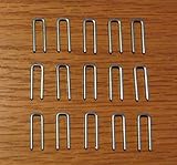 Amazing Drapery Hardware 30 pcs Plantation Shutters Tilt Rod, Louvers Staples, Replace Missing Staples