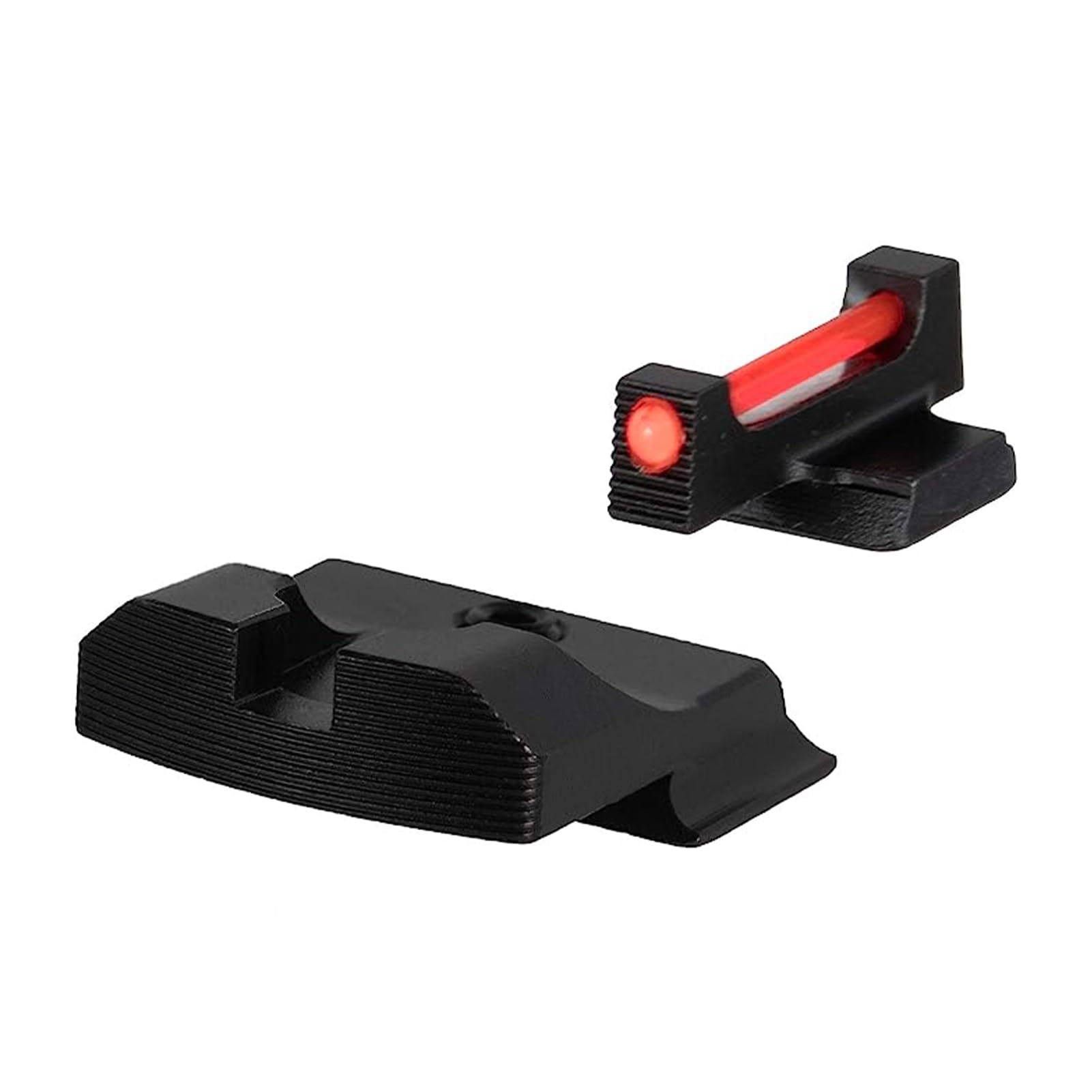 TRUGLO Fiber-Optic Pro Handgun Night Sight with Extra Fibers & Reflector Tape | Compact Durable Competition High-Visibility Sight for Handguns