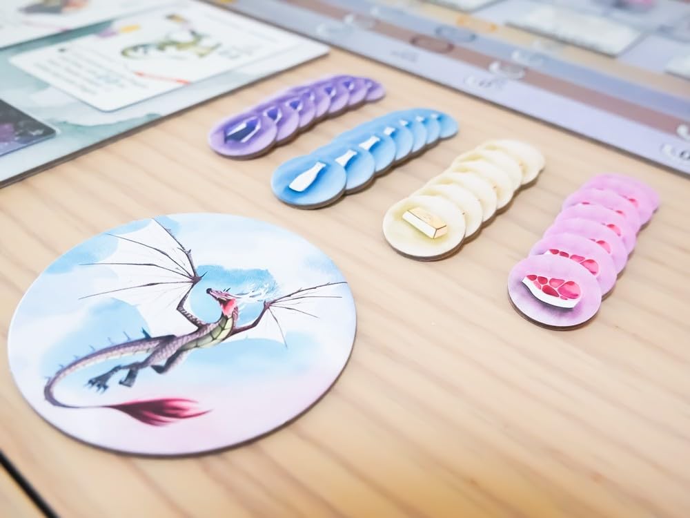 Maldito Games - Wyrmspan, Juego de Mesa, Versión en Español, Temática de Dragones, Premio Golden Geek 2024 (MLDG410201)