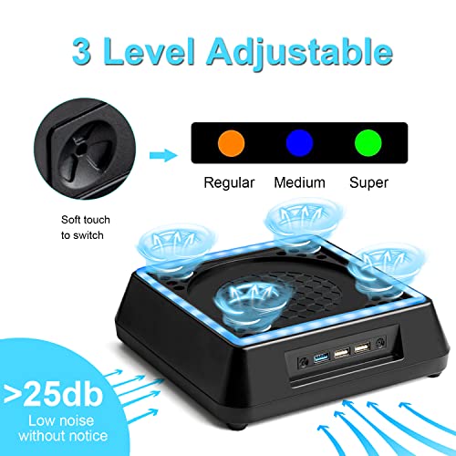 Cooling Fan For Xbox Series X Mviioe Xbox Series X Cooling Stand With Led Indicator, Extra Big Turbo Fan, Usb 2.0 Ports (Only Compatible With Xbox Series X) #TOP2