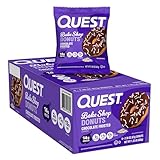 Quest Nutrition Bake Shop, Chocolate Frosted Donuts, 14g Protein, Less than 1g Sugar, Protein Snack, Low Sugar, 9 Count