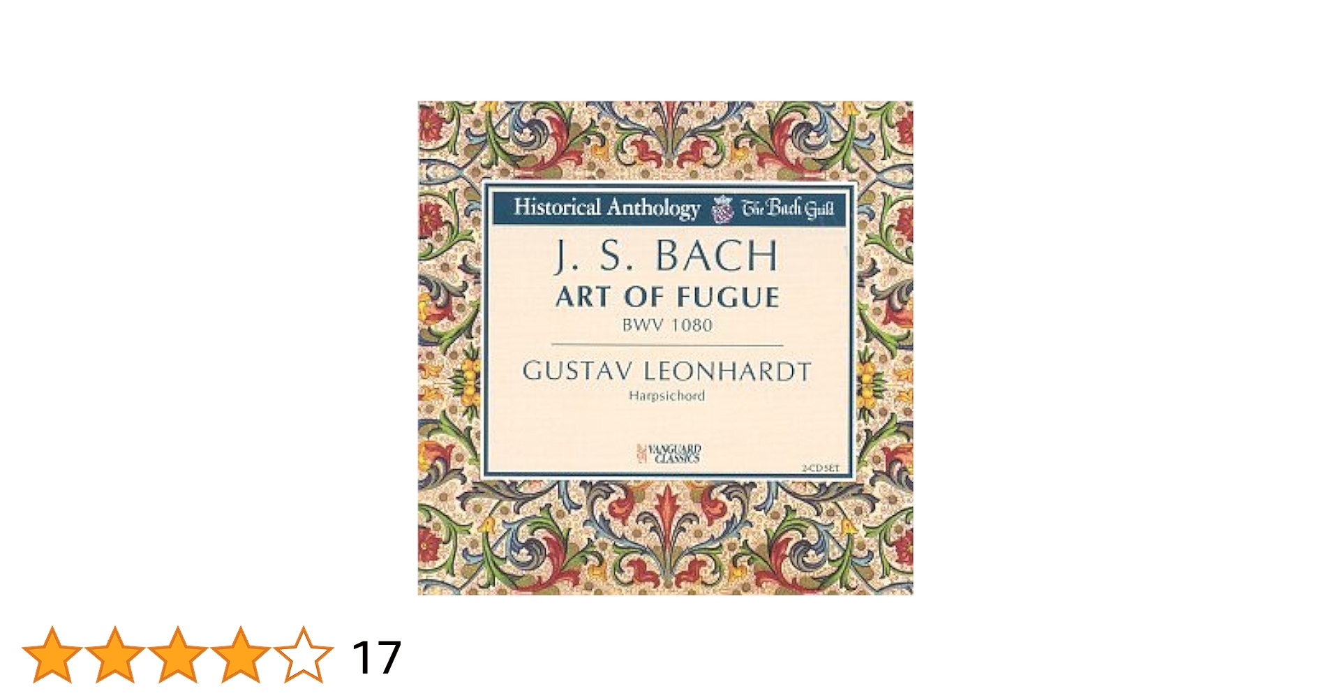 Johann Sebastian Bach, Gustav Leonhardt - Bach: Art of Fugue