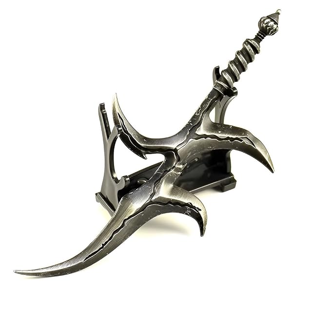 haobook Réplica de Daga de Asesino Black Knife, Coleccionable DLC de Elden Ring