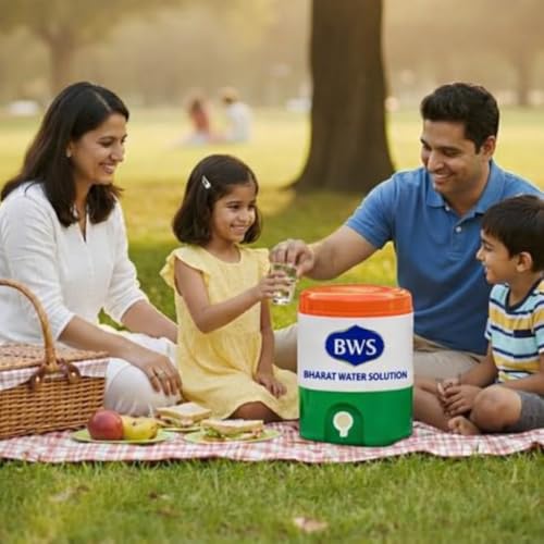 Image of Aqua Cool Water Jug | Long-Lasting Cooling up to 30 Hours | Heavy-Duty Insulated Water Container (Tricolour, 20 litres)