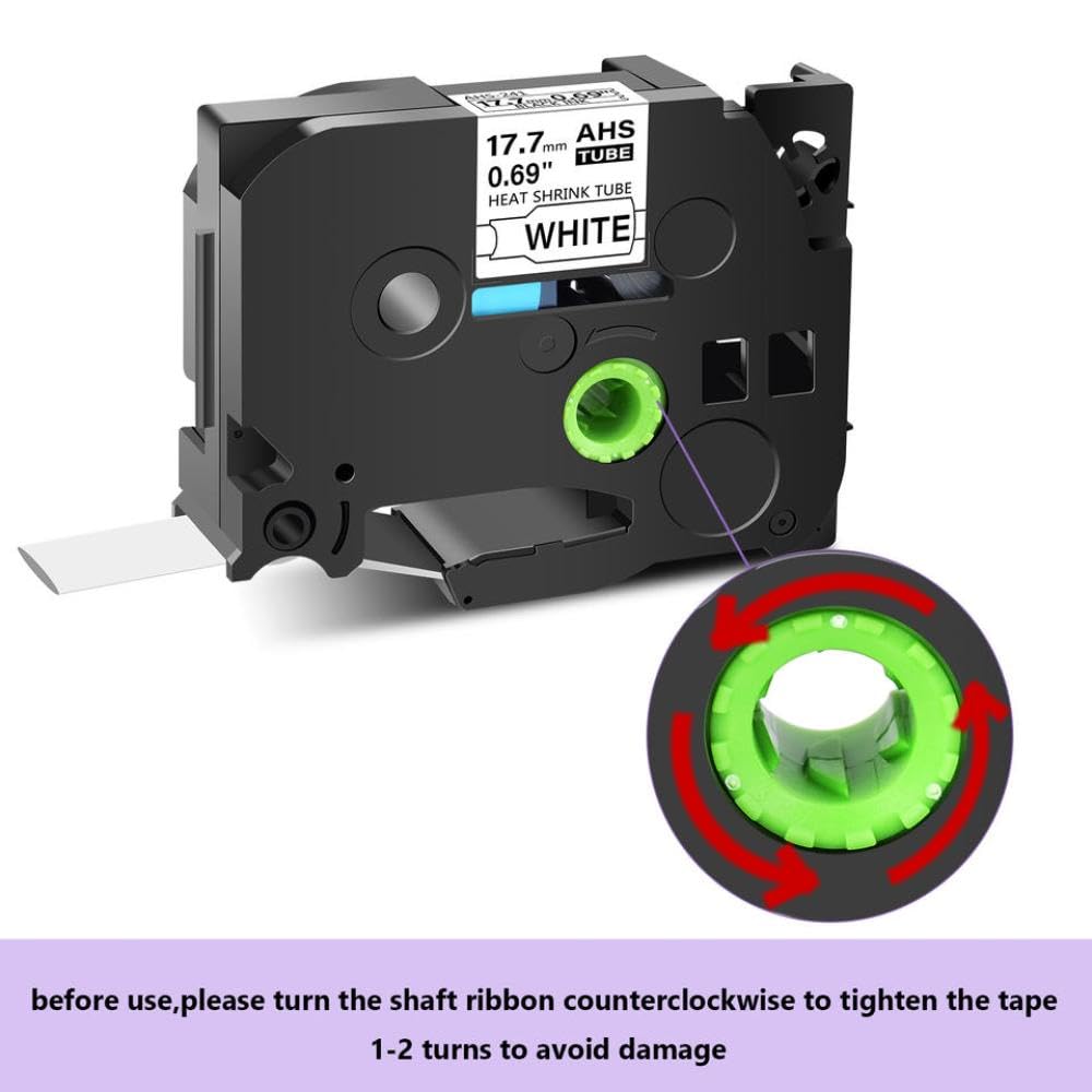 Schrumpfschlauchband Ersatz for HSE 231 631 Hse-251 Hse-241 Etikettenband kompatibel mit Drucker