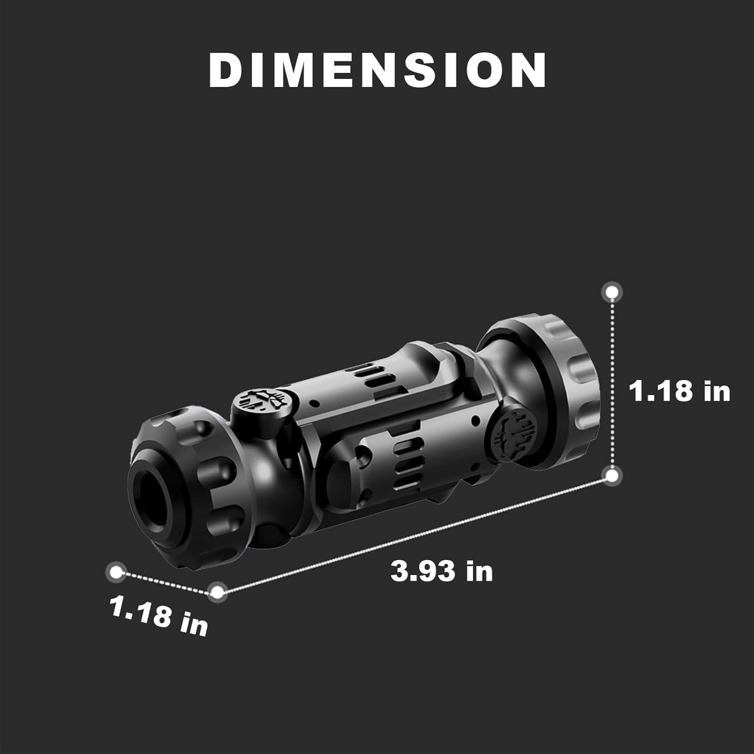 Metal Fidget Toy Gun for Adults: Stress Relief Toys Fidget Gun Fidget Spinner, Steel EDC with 20 Bullets 1 Target Silent for Adults Family (Black)