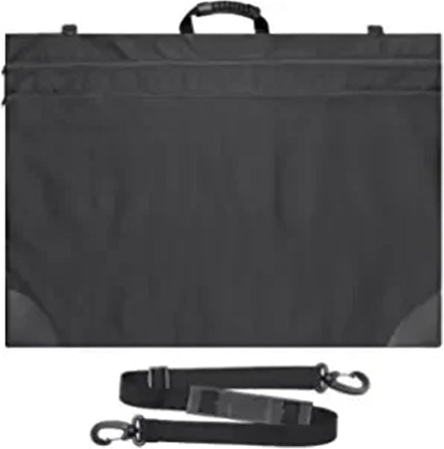Art Portfolio Bag Art Portfolio Tote Bag Artist Poster Board Storage Drawing Painting Sketch Bag for Artwork, Poster(Black)