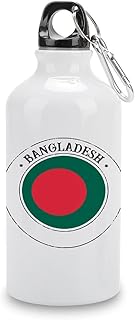 Bangladesh Water Bottles Bangladesh Flag Insulated Stainless Steel Water Bottles 14 OZ Portable Leakproof Bike Water Bottle for Men Women & s