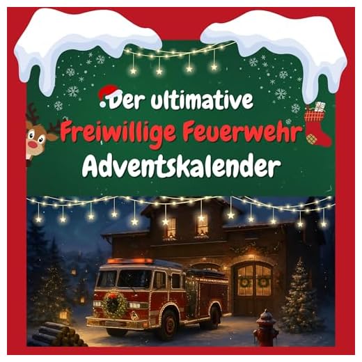Der ultimative Freiwillige Feuerwehr-Adventskalender: 24 Tage Spaß. Das ideale Geschenk