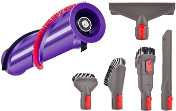 V10 Roller Brush + V10 Attachment Set to Fit Dyson V10 Cordless Stick Vacuum Cleaners.