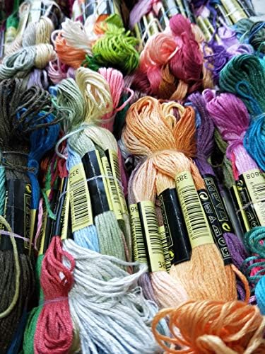 KCS Set of 447 colors skeins of cotton cross stitch floss threads
