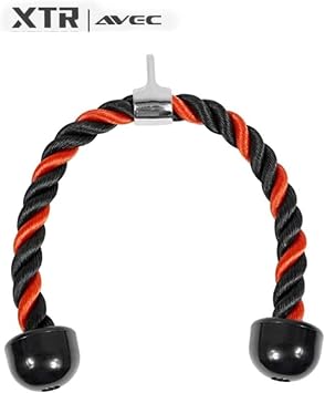 Triceps Rope Triseps Halatı Siyah - Kırmızı