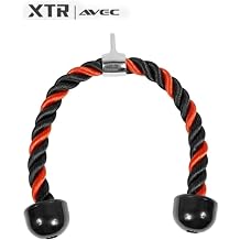 Triceps Rope Triseps Halat  Siyah - K rm z