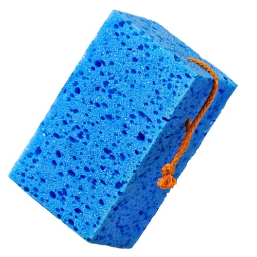 Tioheam Grandes éponges pour laver les voitures,Grandes éponges pour le lavage des voitures, Grand bloc éponge absorbant épaissi, Éponge de roue, outils de nettoyage portables doux, brosse éponge pour