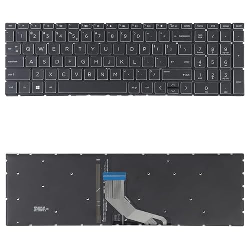 �L�[�{�[�h���������Ă������� HP 15-DA15-DA0002DX 15-DA0008CA 15-DB0003CA TPN-C135 TPN-C135�̂��߂̃L�[�{�[�h�o�b�N���C�g�t��US�o�[�W�����L�[�{�[�h �L�[�{�[�h���������Ă�������