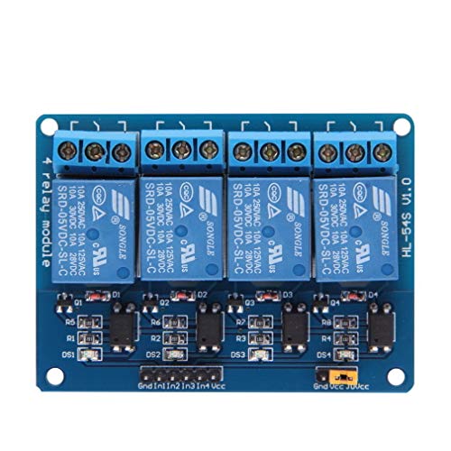 four 4 Channel 5V Relay Module Board Arduino raspberry pi