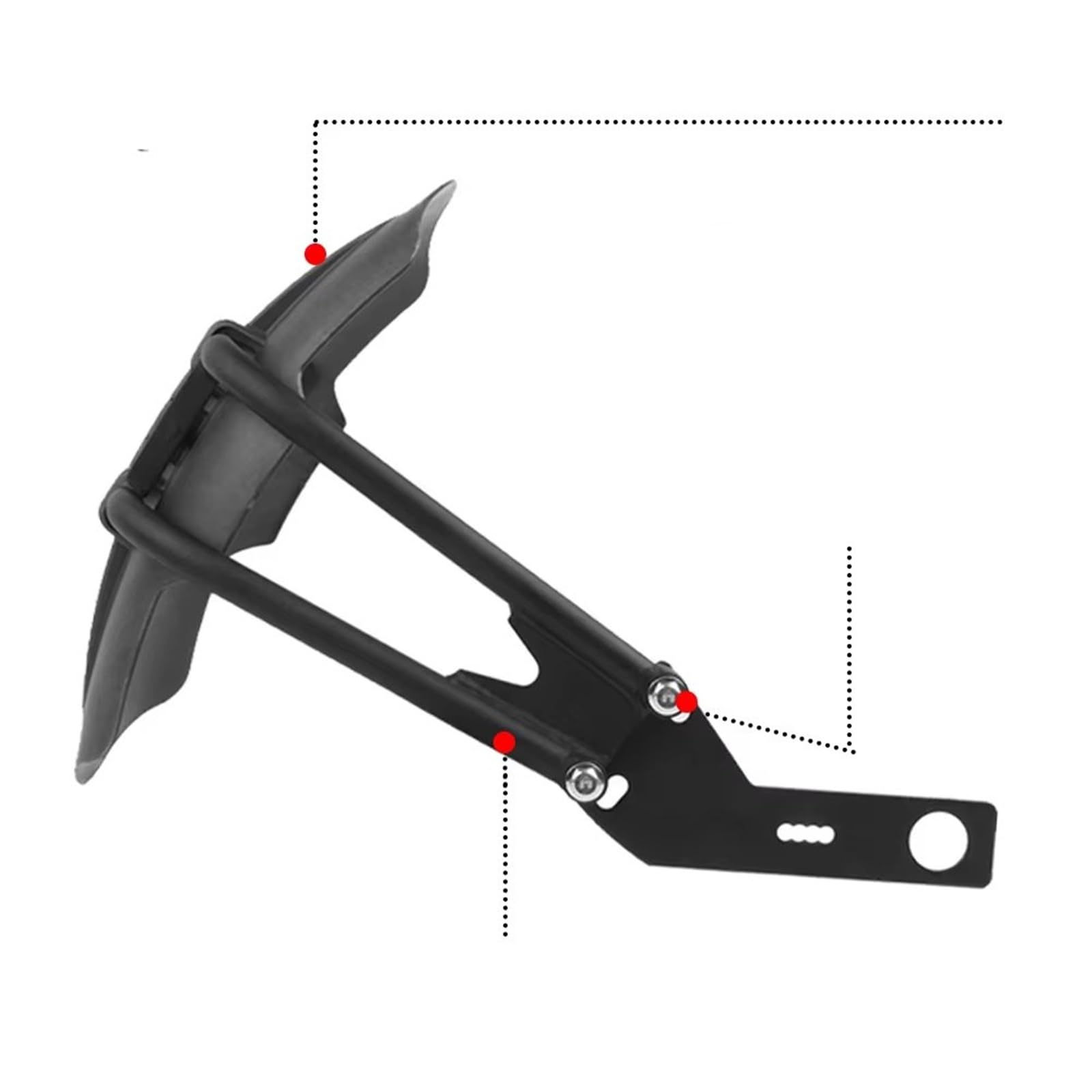 Moto Parafango Per CFMOTO Per 700MT Per 800MT Per MT700 Per MT800 Parafango Posteriore Paraspruzzi Protezione Copertura Accessori Parafanghi Paraspruzzi Copertura(1)