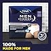 TENA Overnight Extra Coverage Incontinence Underwear for Men, Masculine Style and Discreet Cut Men's Underwear, Small/Medium, 56 ct