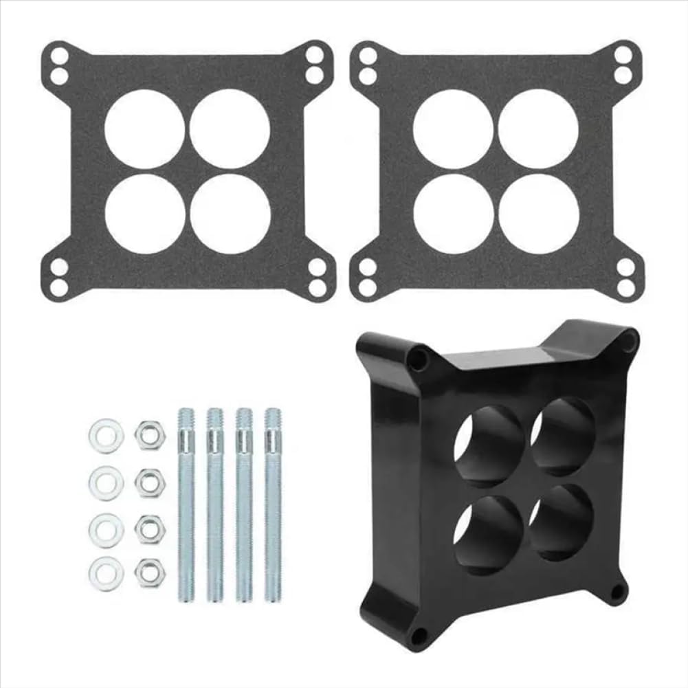 Carburetor Spacer Replacement 2In 4 Hole Open Center Style for 4Bbl Sbc BBC Engine Carb