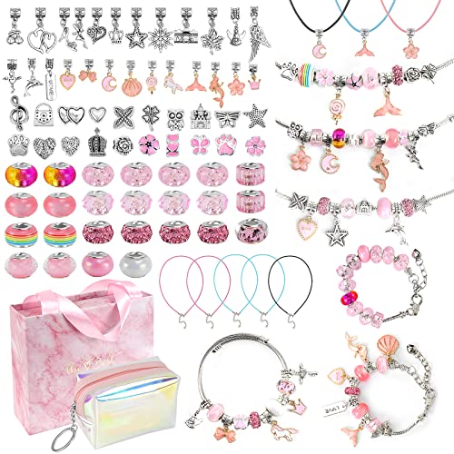 Kit de manualidades Homgaty para diseñar pulseras de abalorios en casa