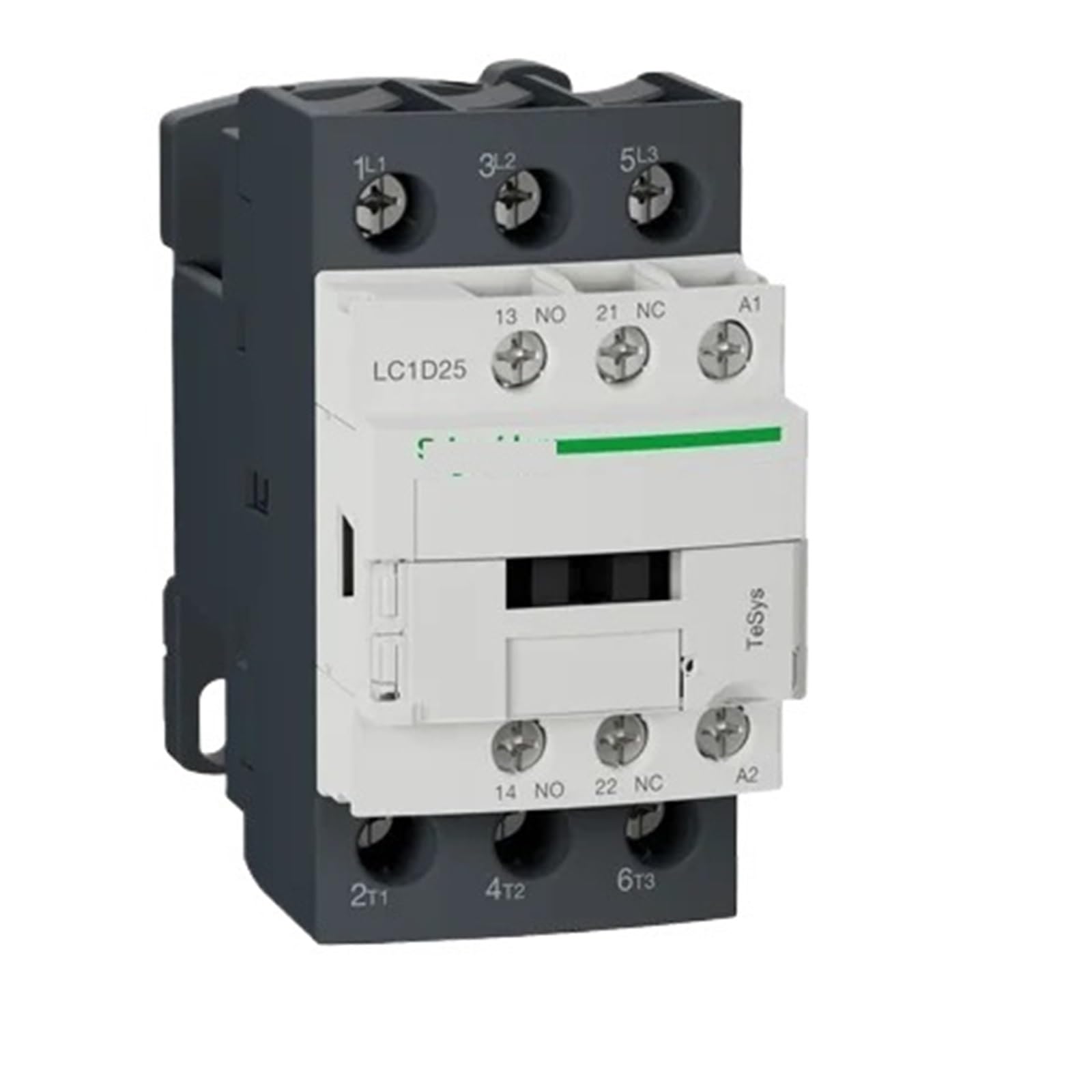 Contactor LC1D25A de conmutación trifásica 50/60 Hz y bobina de 110V para maquinaria pesada