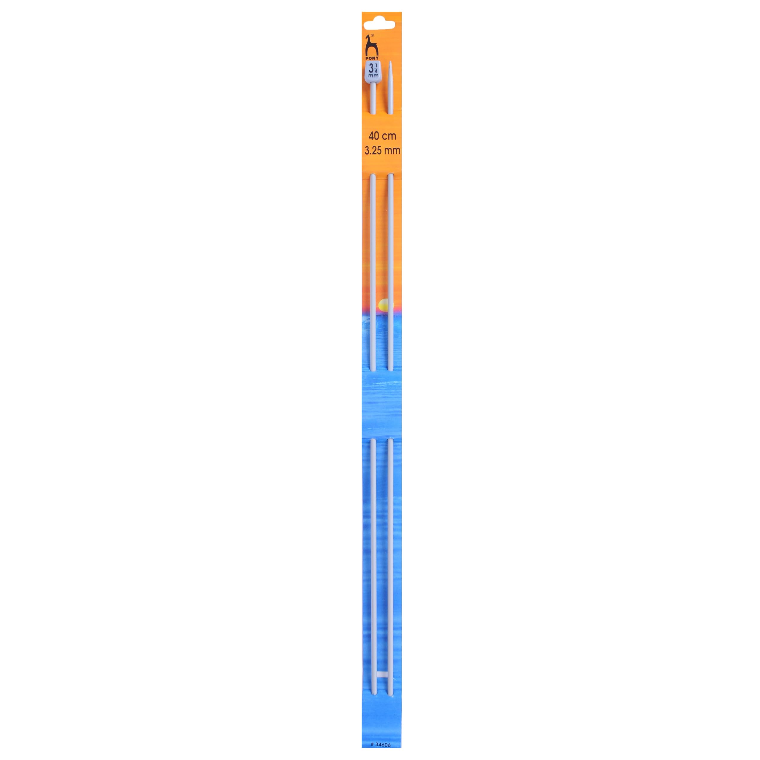 Pony Classic Knitting Needles - 40cm x 3.25mm (P34606)