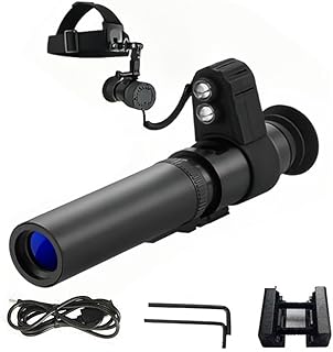 Night Scope,YIWENG Cross Cursor Digital 8-24X Night Vision Monocular 850nm Infrared Scope for Hunting - YIWENG