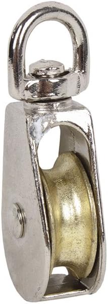 18003025 – Pack of 25 Pulleys Simple Giratorias (Nickel, 12 mm)