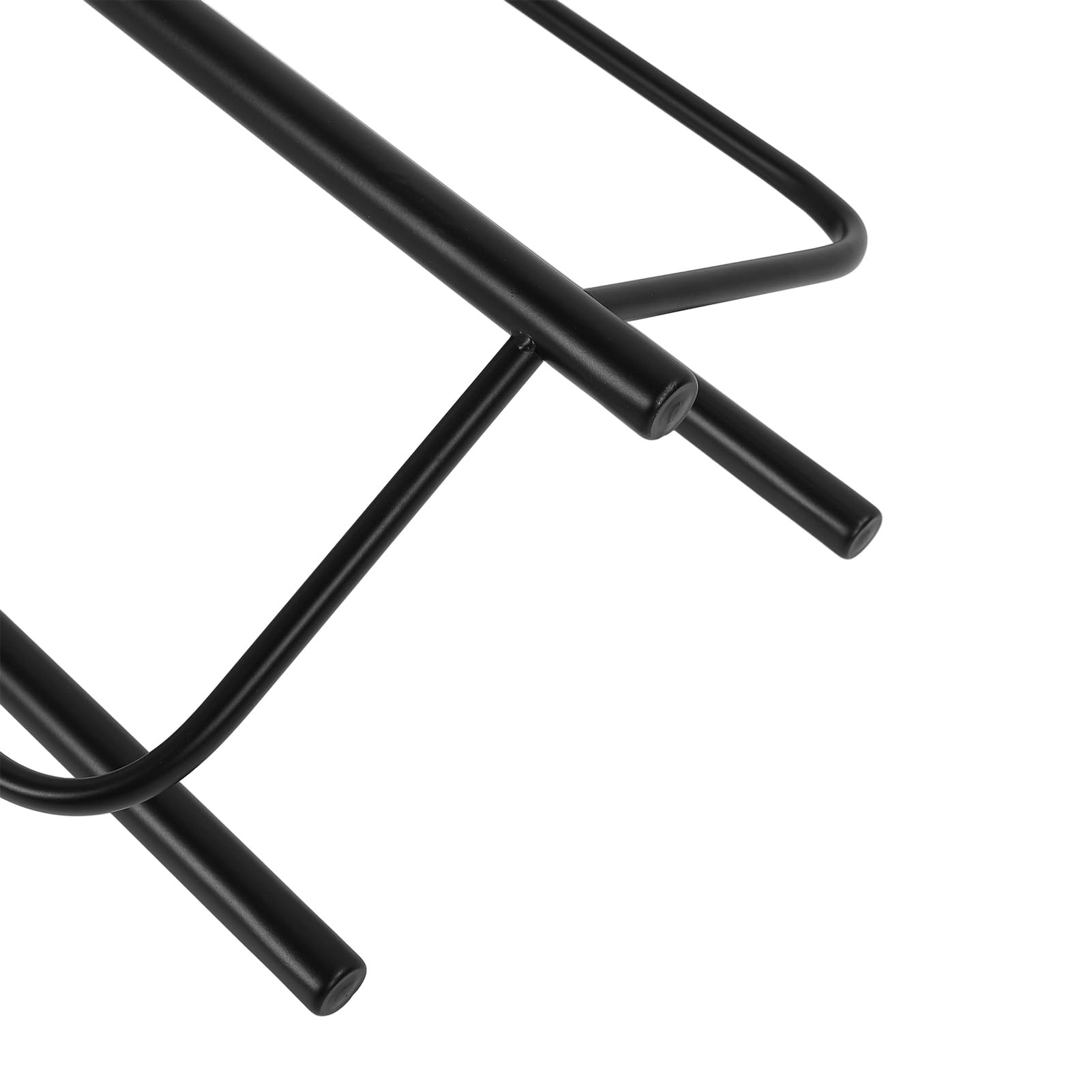 Fafeicy Saddle Rack Parete Montaggio Ferro Doppia Barra Sella Tappeto
