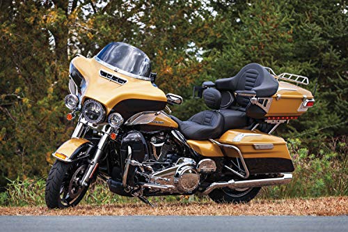 Kuryakyn 1246 Air Management Motorcycle Accessory: Adjustable Fairing Air/Heat Deflectors for 2014-19 Harley-Davidson Touring Motorcycles, Chrome, 1 Pair