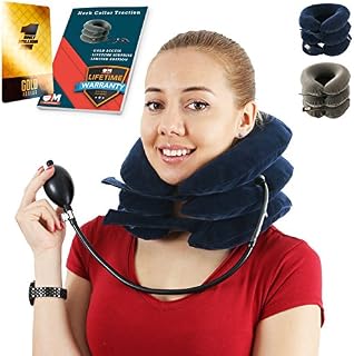 Cervical Neck Traction Device by Only1MILLION for Instant Neck Pain Relief [FDA Approved]