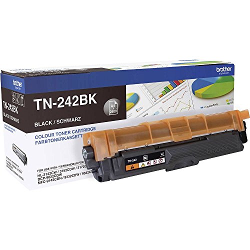 Brother TN242BK Original Tonerkassette TN-242BK schwarz (für Brother HL-3142CW, HL-3152CDW,...