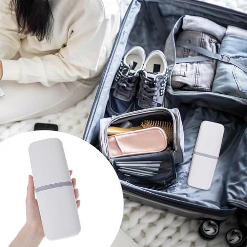 Travel Toothbrush Cup Case Portable PP Seal Tooth Brush Holders Cover White - Bild 2 von 29