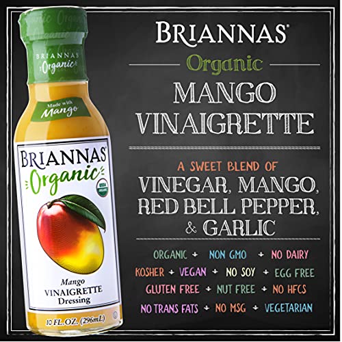 BRIANNAS Organic Tropical Mango Dressing, 10 FZ