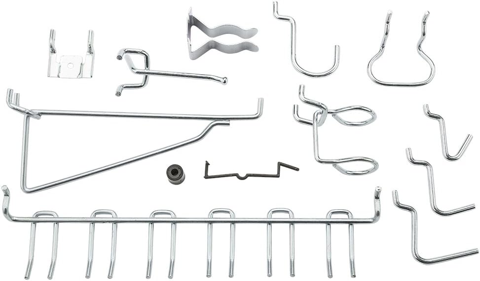 National Hardware N112-062 V2396 Peg Hook Assortment in Zinc plated, 47 pack