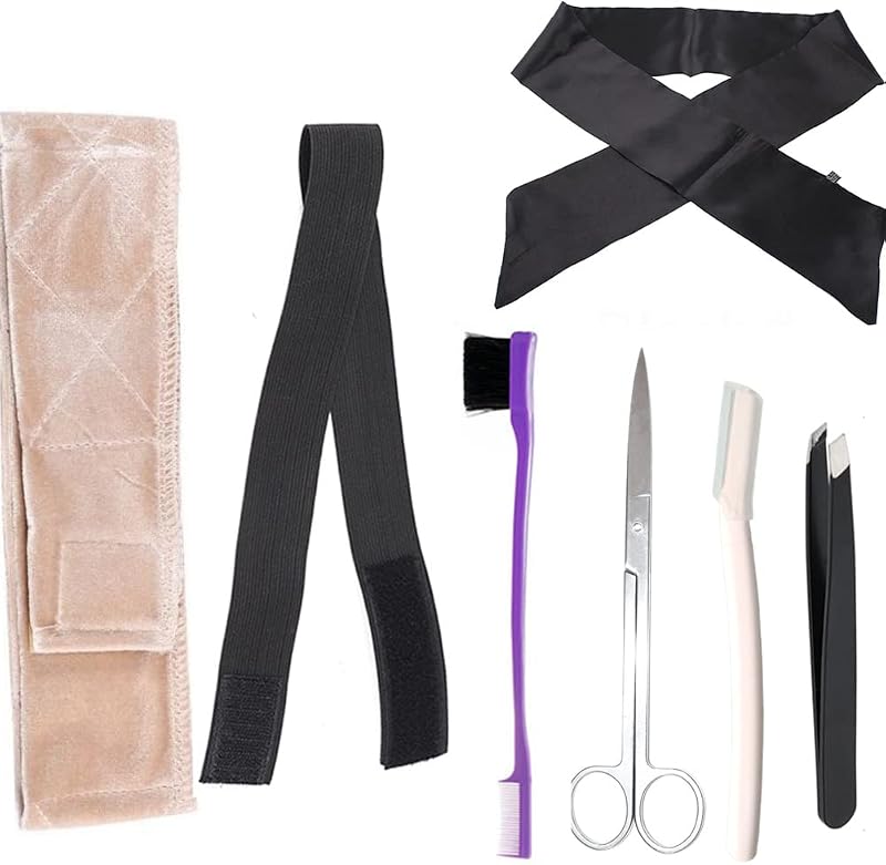 Kit para perucas lace front Miaubaa com 7 unidades