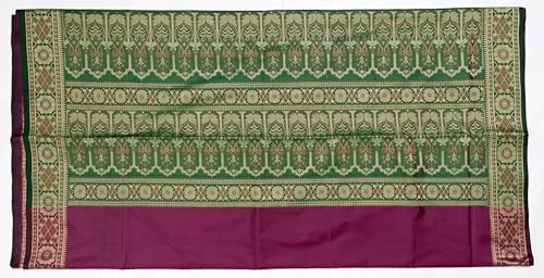 Generic purple traditional silk saree – image 4