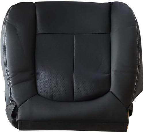 Miniatura 8 de Priprilod Funda de asiento de repuesto de cuero perforado para parte inferior del lado del pasajero, compatible con Ford F150 Lariat 2009 2010 2011