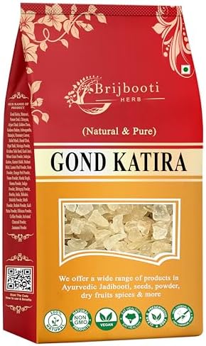 BIRJU MAHAVIR Gond Katira/Kathila Gum/Kathila Gond/Tragacanth Gum (400 g)