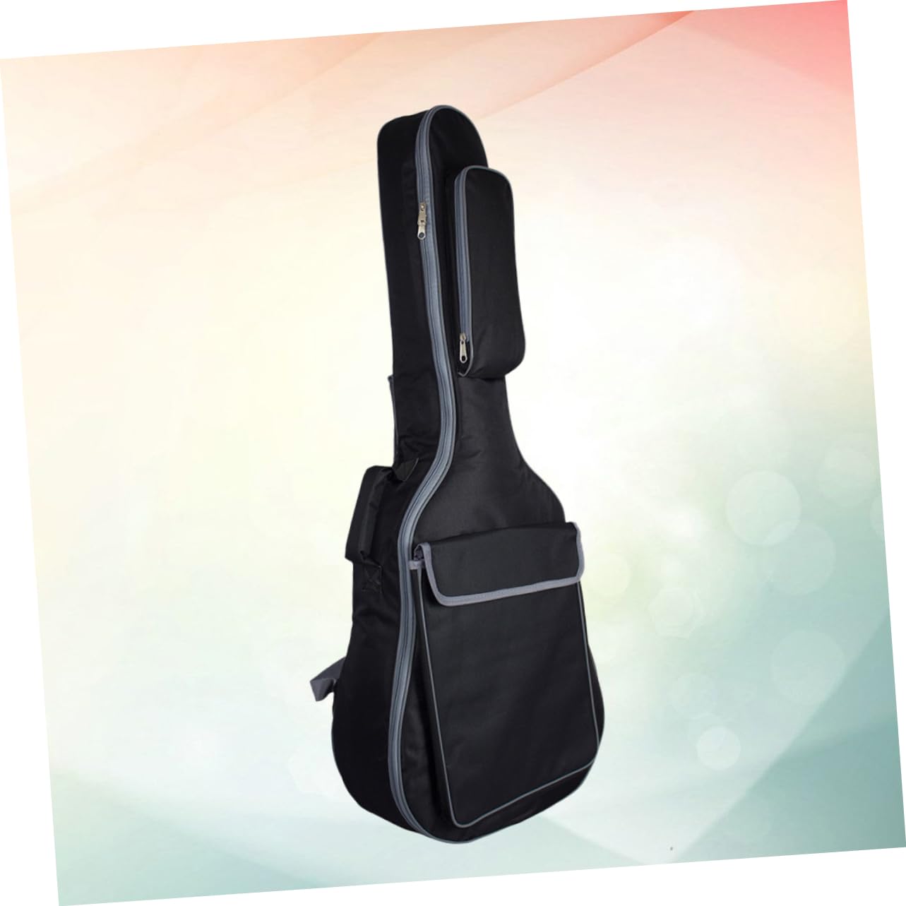 Gitarrentasche für Akustikgitarre mit Doppelten Gepolsterten Gurten aus Nylon 41 Zoll Robuster Schutz und Bequemer Rucksack für Sicheren Transport
