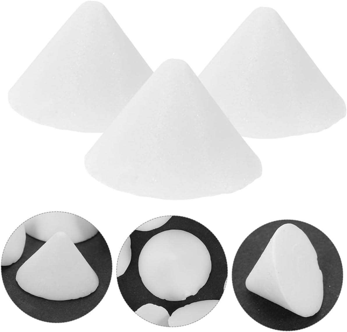 Gogogmee 100pcs Ceramic Pottery Kiln Nail Holder Refractory Support Nail Pottery Firing Rack Kiln Tools